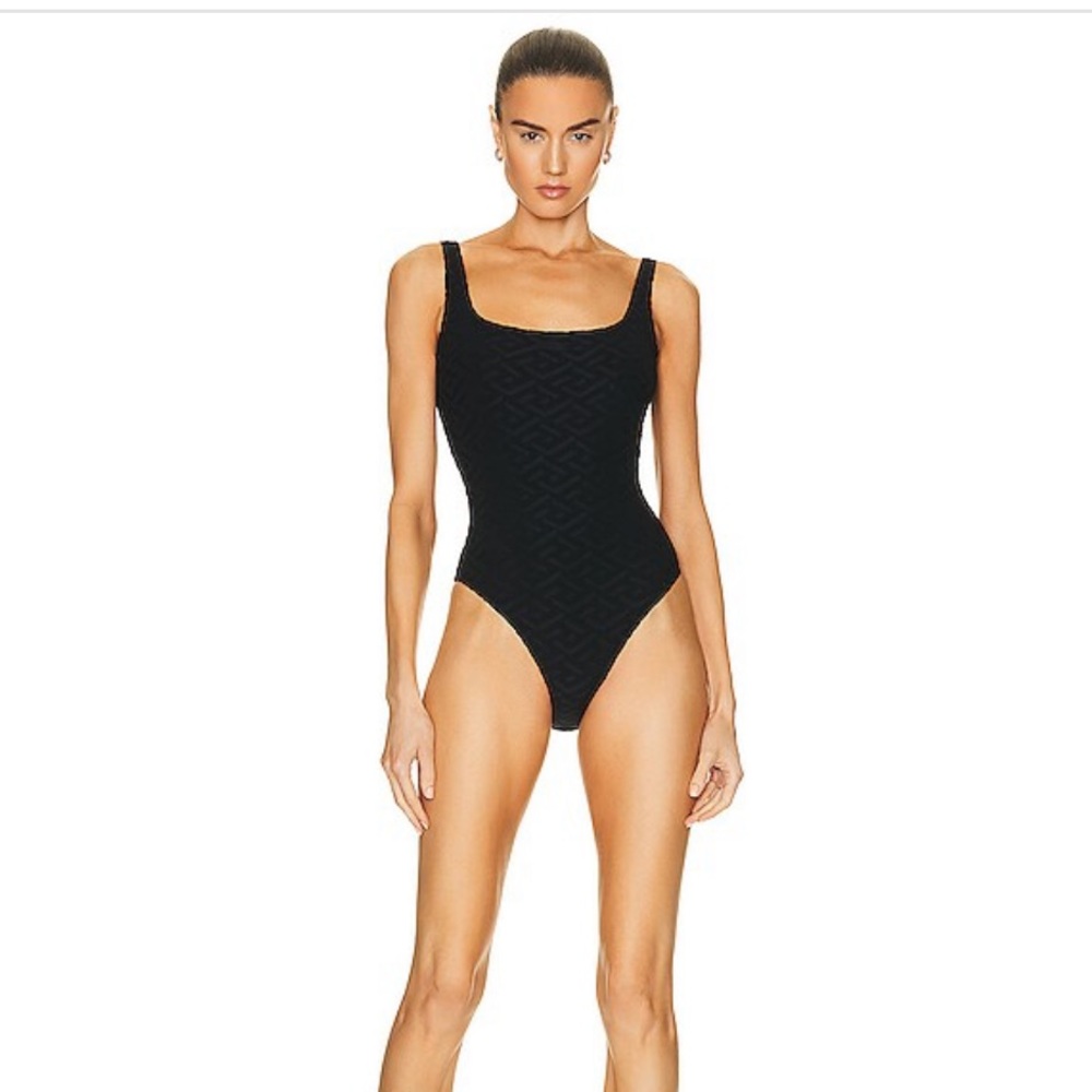 100%Authentic Versace Monogram Swimsuit - image 3